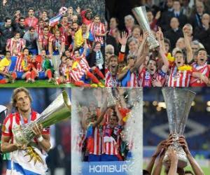 пазл &quot;Атлетико&quot; Мадрид Чемпион Лиги Европы 2009-10